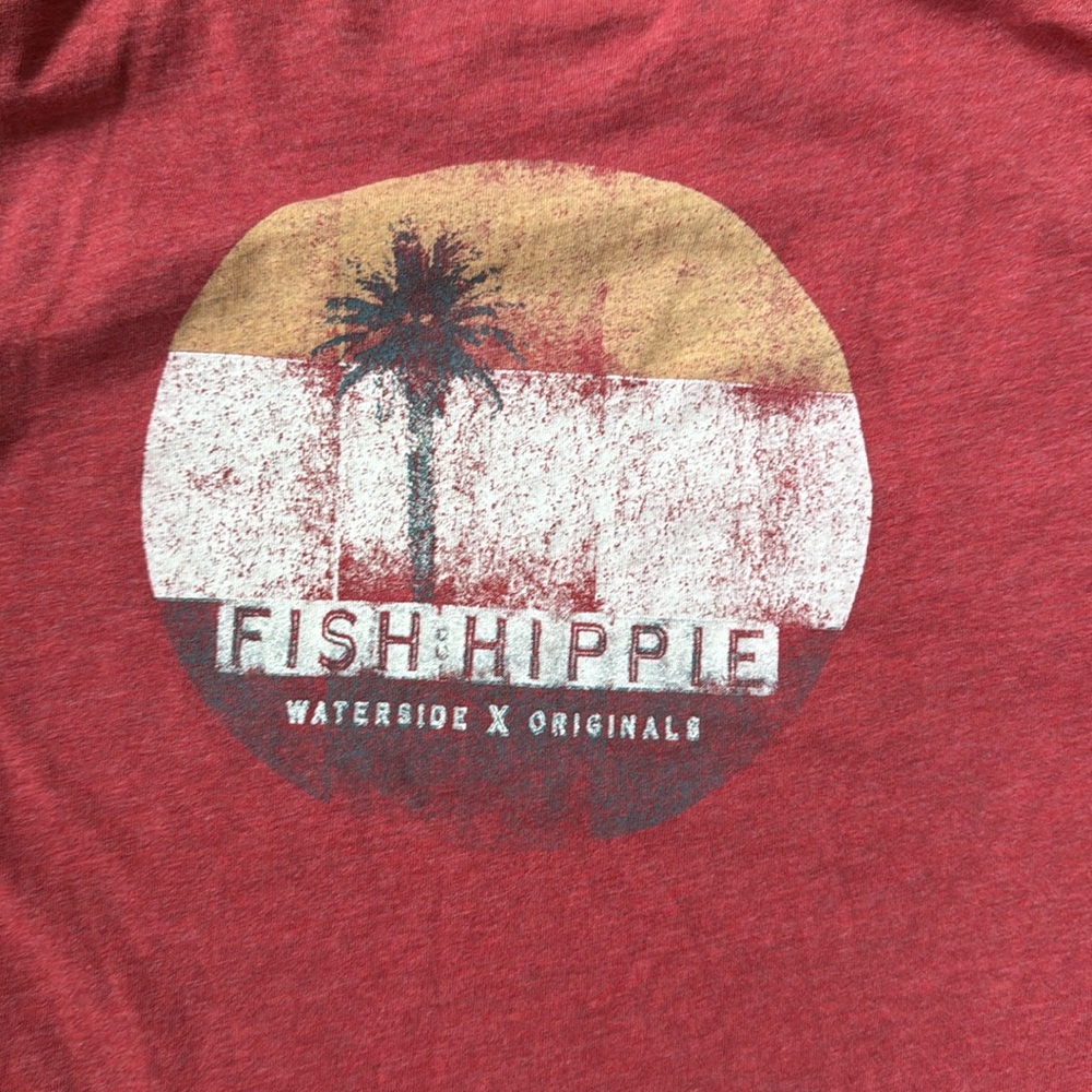 Fish hippie long sleeve shirt